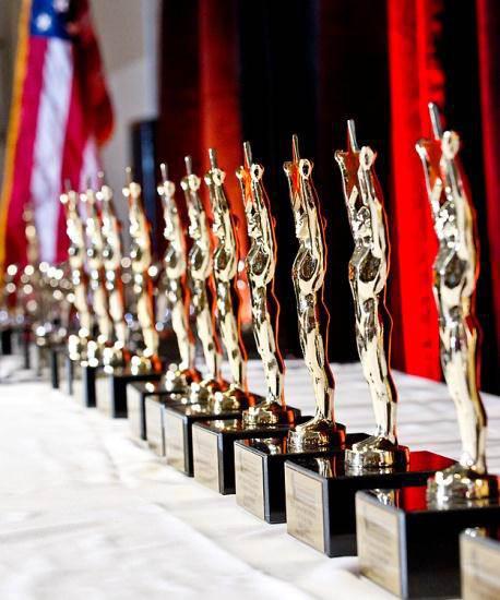Stars of the Industry award trophies